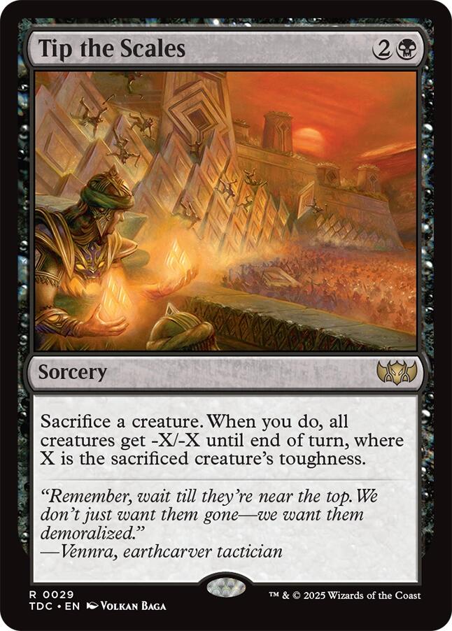 Tip the Scales [Tarkir: Dragonstorm Commander] | Exor Games New Glasgow