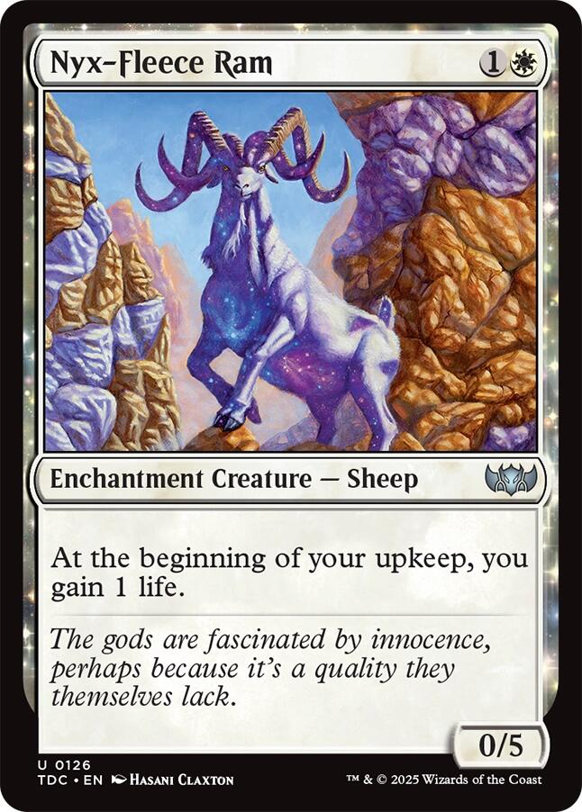 Nyx-Fleece Ram [Tarkir: Dragonstorm Commander] | Exor Games New Glasgow