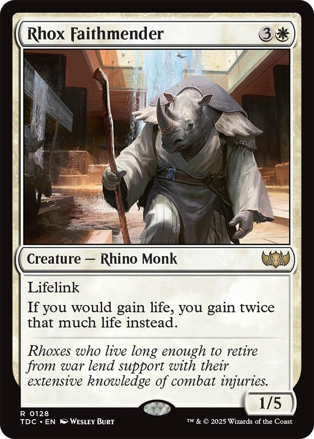 Rhox Faithmender [Tarkir: Dragonstorm Commander] | Exor Games New Glasgow