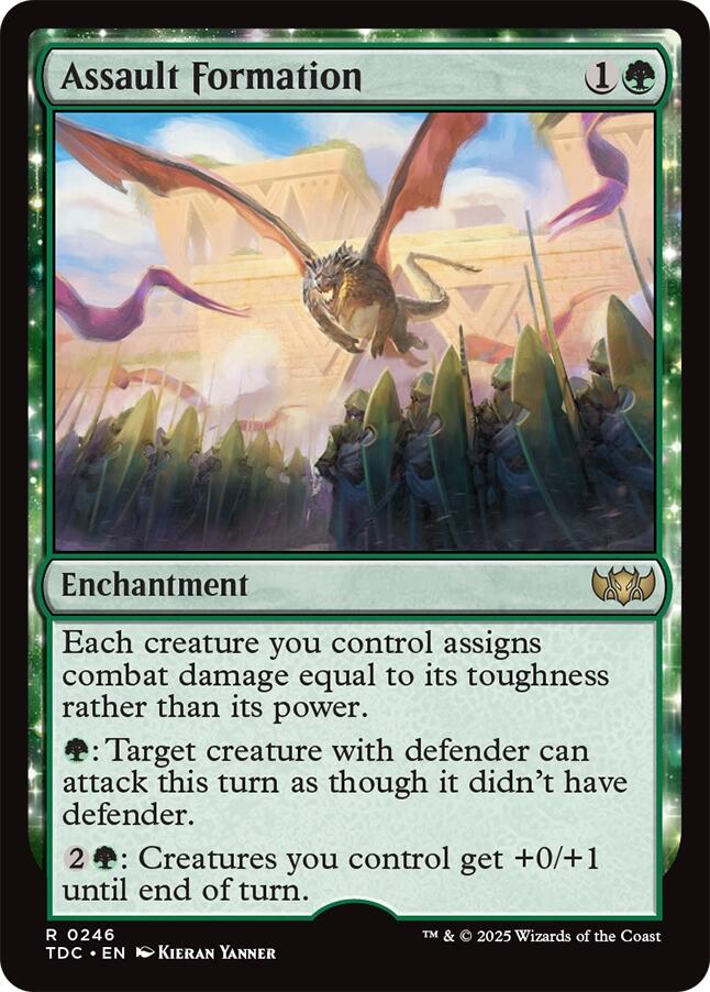 Assault Formation [Tarkir: Dragonstorm Commander] | Exor Games New Glasgow