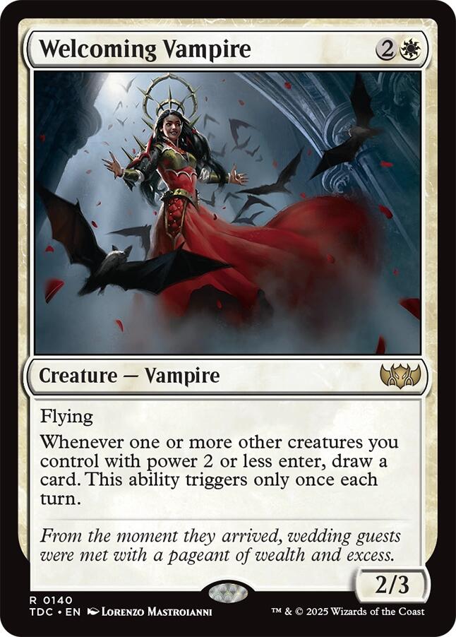 Welcoming Vampire [Tarkir: Dragonstorm Commander] | Exor Games New Glasgow