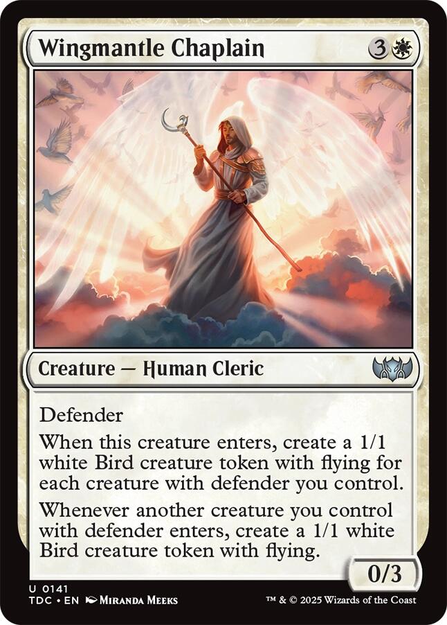 Wingmantle Chaplain [Tarkir: Dragonstorm Commander] | Exor Games New Glasgow