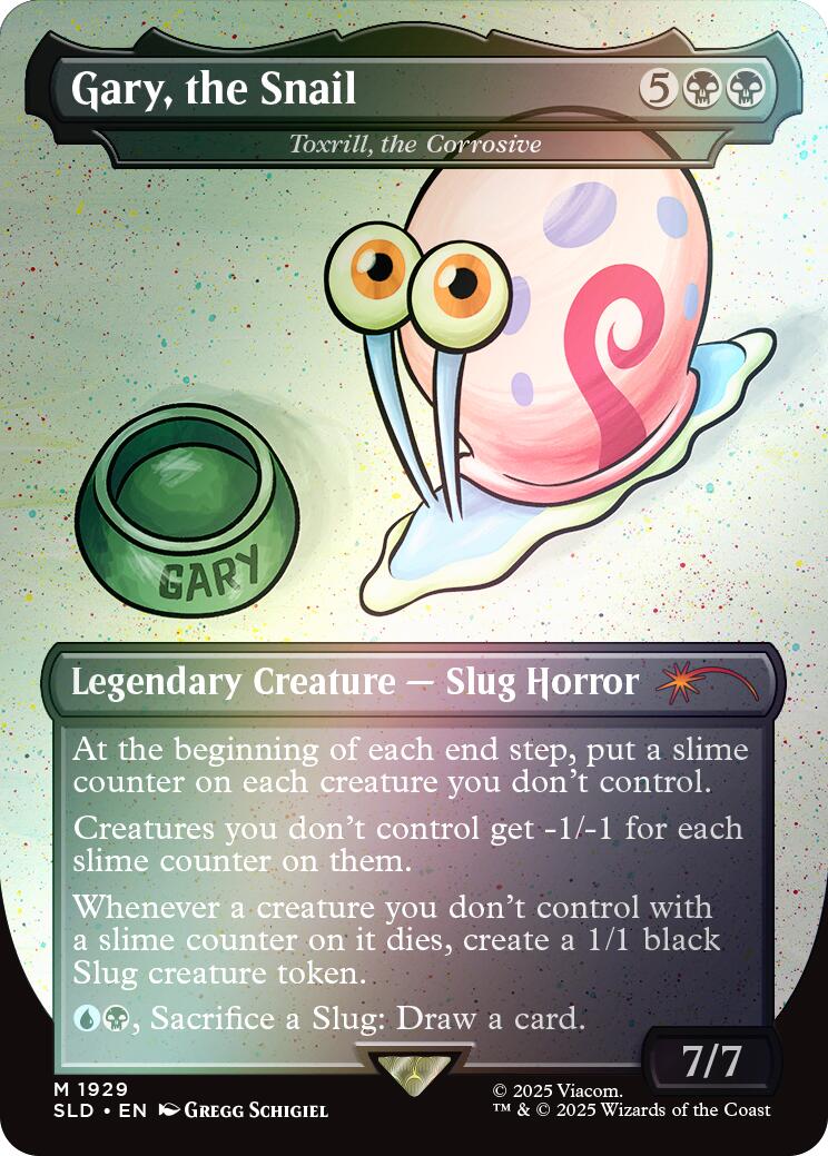 Gary, the Snail - Toxrill, the Corrosive (Rainbow Foil) [Secret Lair Drop Series] | Exor Games New Glasgow