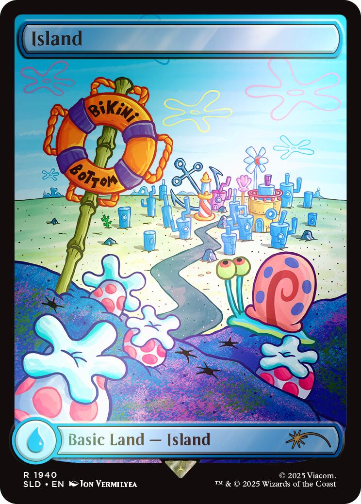 Island (1940) (Rainbow Foil) [Secret Lair Drop Series] | Exor Games New Glasgow