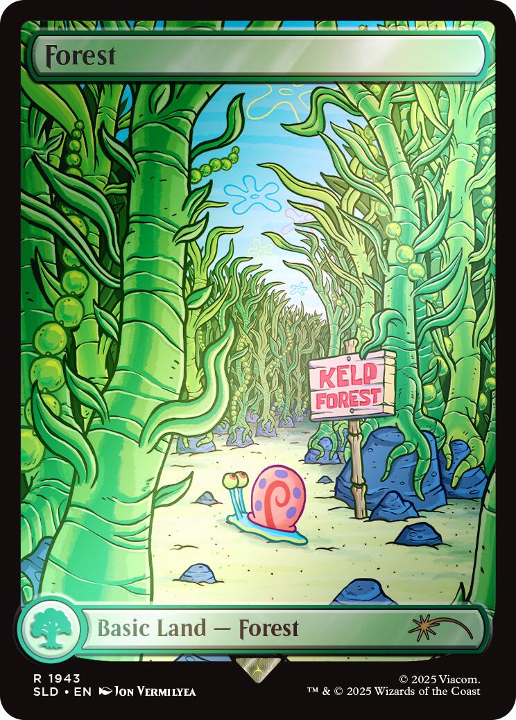Forest (1943) (Rainbow Foil) [Secret Lair Drop Series] | Exor Games New Glasgow