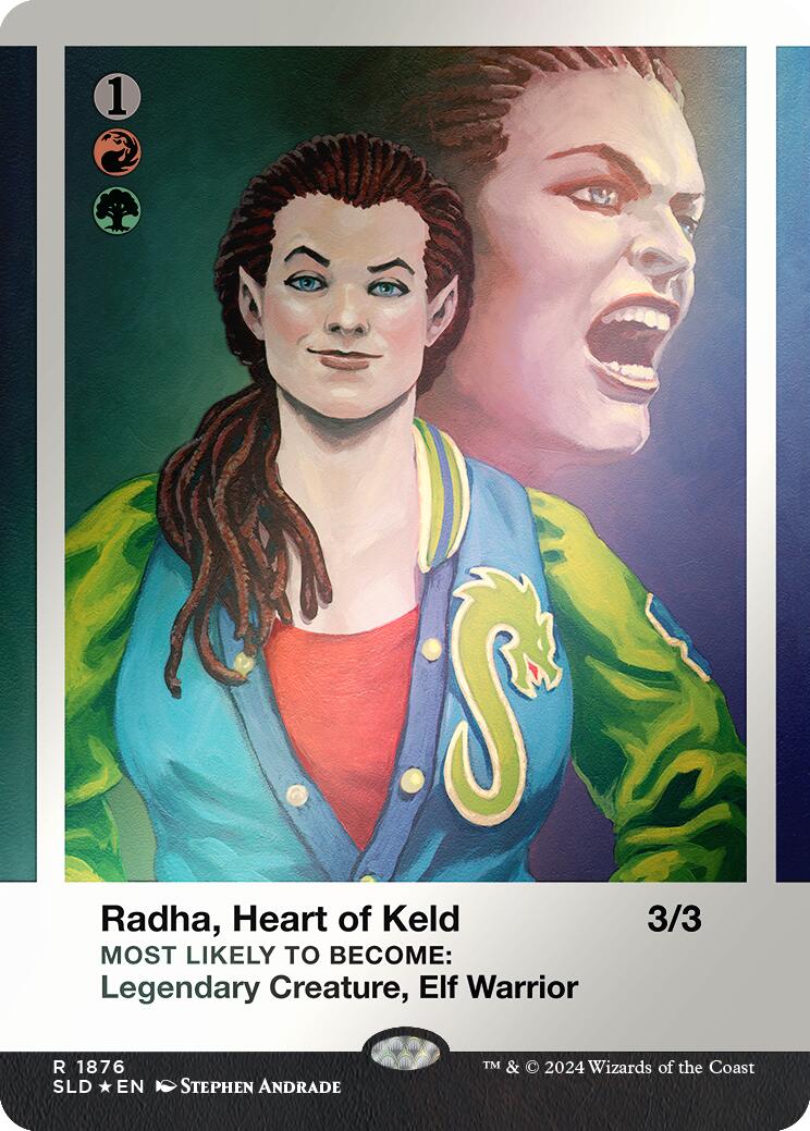 Radha, Heart of Keld (Rainbow Foil) [Secret Lair Drop Series] | Exor Games New Glasgow