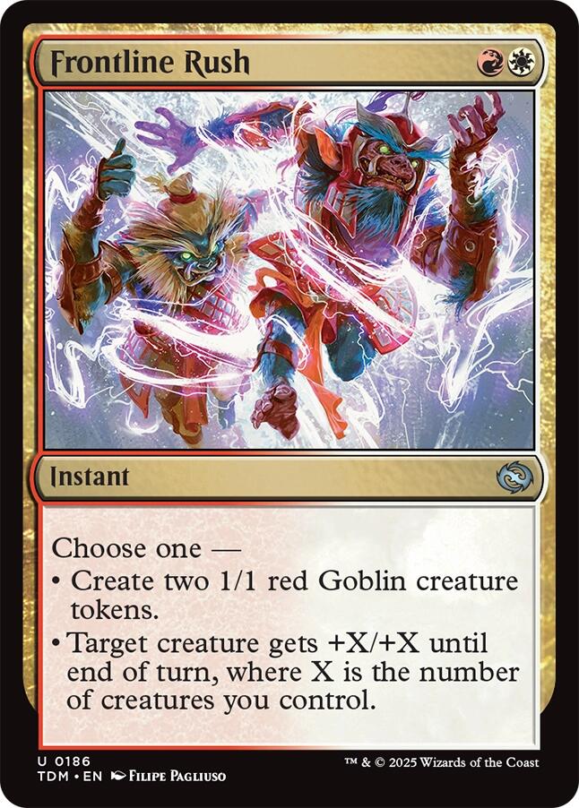 Frontline Rush [Tarkir: Dragonstorm] | Exor Games New Glasgow