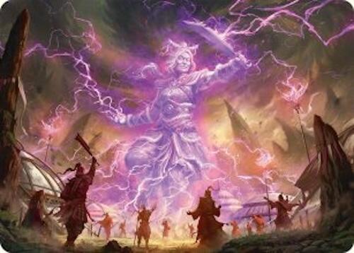 Smile at Death Art Card (4/54) [Tarkir: Dragonstorm Art Series] | Exor Games New Glasgow