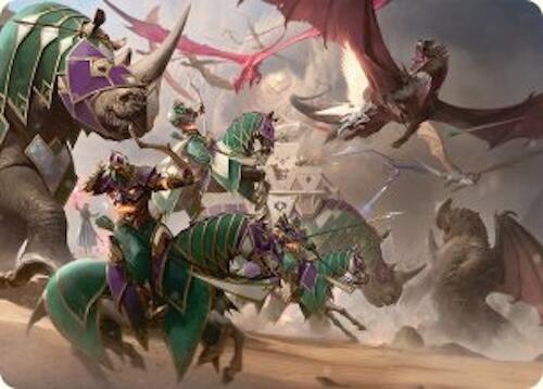 United Battlefront Art Card (5/54) [Tarkir: Dragonstorm Art Series] | Exor Games New Glasgow