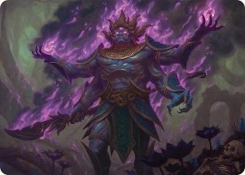 Rot-Curse Rakshasa Art Card (13/54) [Tarkir: Dragonstorm Art Series] | Exor Games New Glasgow