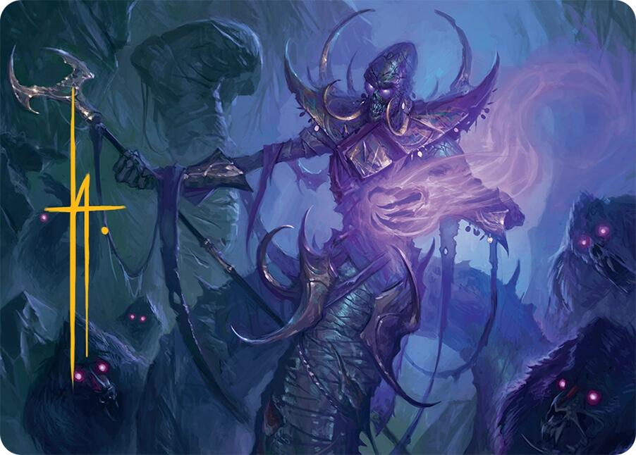Sidisi, Regent of the Mire Art Card (14/54) (Gold-Stamped Signature) [Tarkir: Dragonstorm Art Series] | Exor Games New Glasgow