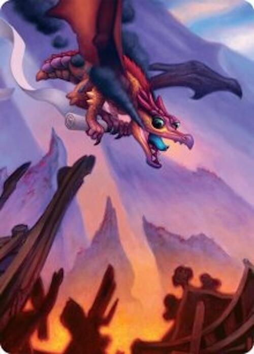 Scavenger Regent Art Card (45/54) [Tarkir: Dragonstorm Art Series] | Exor Games New Glasgow