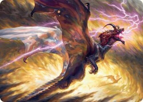 Stormscale Scion Art Card (17/54) [Tarkir: Dragonstorm Art Series] | Exor Games New Glasgow