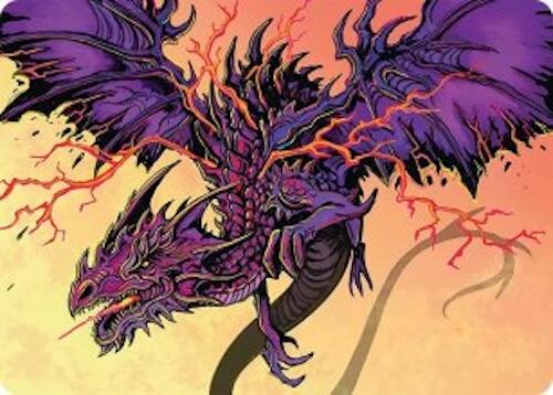 Stormshriek Feral Art Card (35/54) [Tarkir: Dragonstorm Art Series] | Exor Games New Glasgow