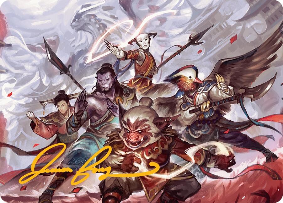 Will of the Jeskai Art Card (54/54) (Gold-Stamped Signature) [Tarkir: Dragonstorm Art Series] | Exor Games New Glasgow