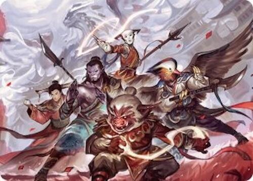 Will of the Jeskai Art Card (54/54) [Tarkir: Dragonstorm Art Series] | Exor Games New Glasgow