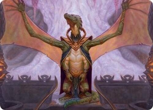 Kheru Goldkeeper Art Card (36/54) [Tarkir: Dragonstorm Art Series] | Exor Games New Glasgow