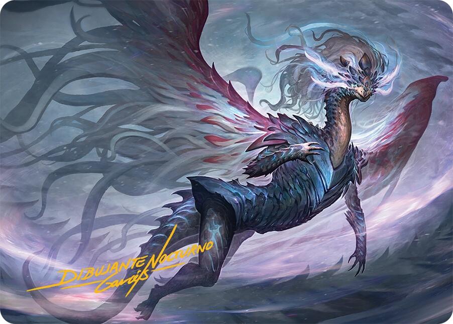 Shiko, Paragon of the Way Art Card (37/54) (Gold-Stamped Signature) [Tarkir: Dragonstorm Art Series] | Exor Games New Glasgow