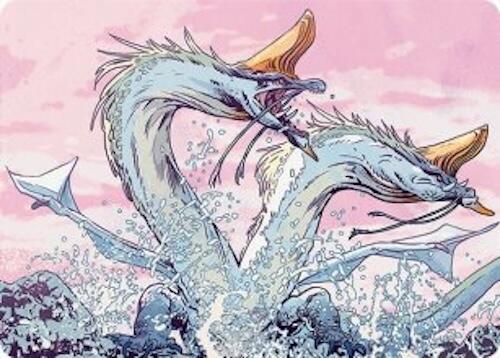Twinmaw Stormbrood Art Card (39/54) [Tarkir: Dragonstorm Art Series] | Exor Games New Glasgow