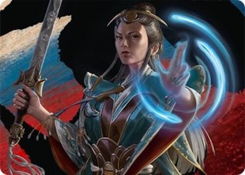 Narset, Jeskai Waymaster Art Card (44/54) [Tarkir: Dragonstorm Art Series] | Exor Games New Glasgow