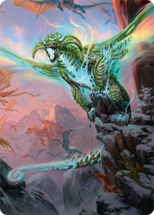 Ureni of the Unwritten Art Card (51/54) [Tarkir: Dragonstorm Art Series] | Exor Games New Glasgow