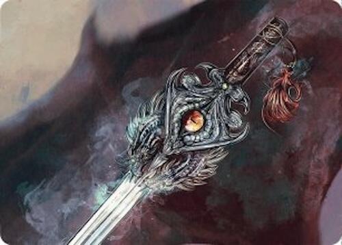 Dragonfire Blade Art Card (40/54) [Tarkir: Dragonstorm Art Series] | Exor Games New Glasgow