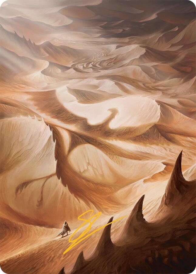 Plains Art Card (30/54) (Gold-Stamped Signature) [Tarkir: Dragonstorm Art Series] | Exor Games New Glasgow
