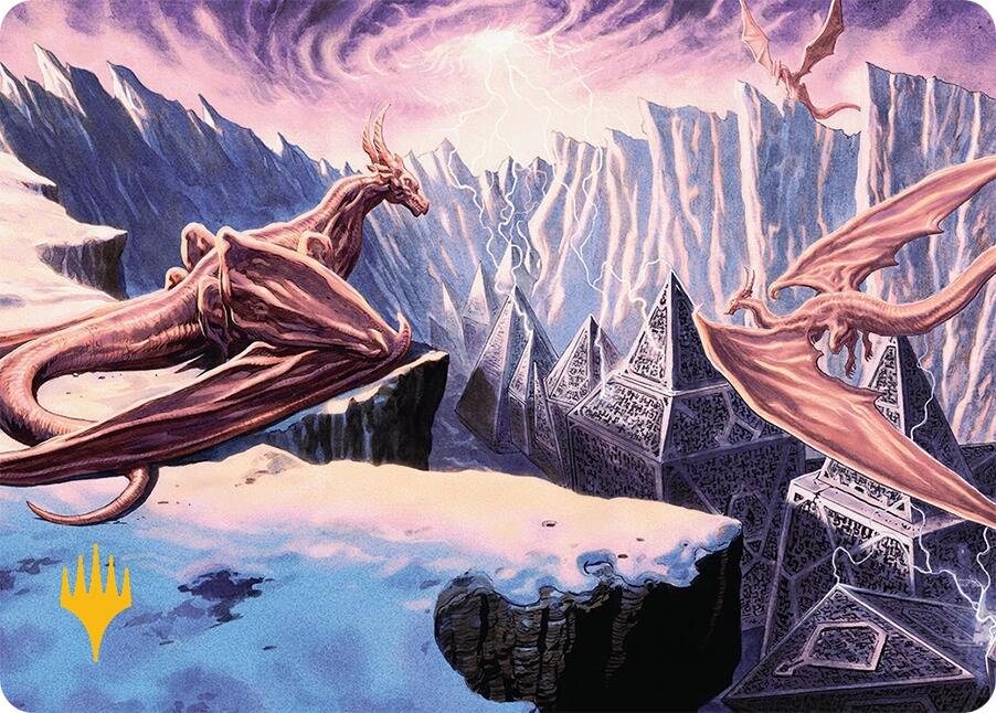 Maelstrom of the Spirit Dragon (42/54) (Gold-Stamped) [Tarkir: Dragonstorm Art Series] | Exor Games New Glasgow
