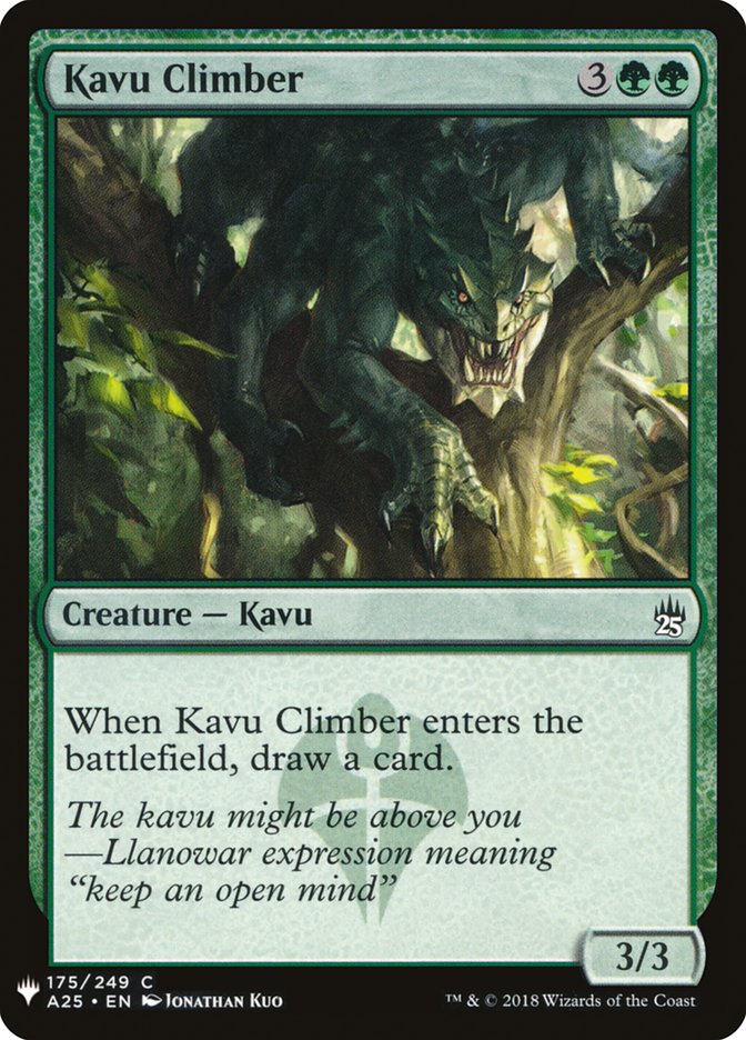 Kavu Climber [Mystery Booster] | Exor Games New Glasgow