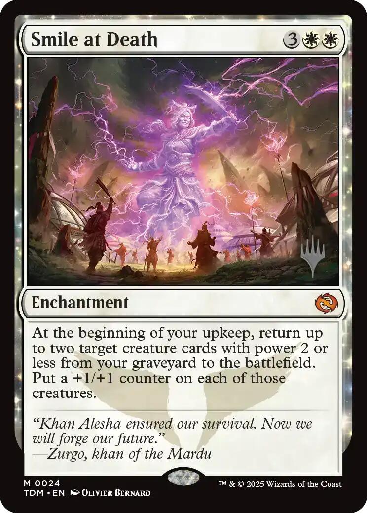 Smile at Death [Tarkir: Dragonstorm Promos] | Exor Games New Glasgow