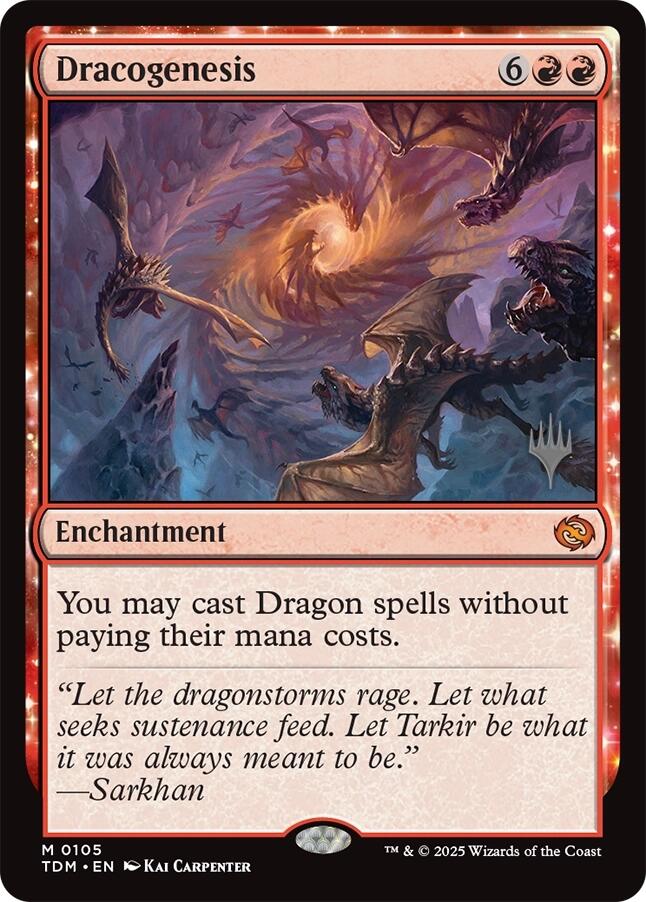 Dracogenesis [Tarkir: Dragonstorm Promos] | Exor Games New Glasgow