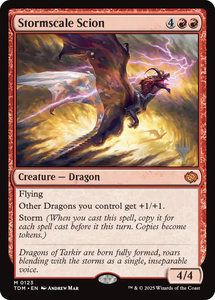 Stormscale Scion [Tarkir: Dragonstorm Promos] | Exor Games New Glasgow