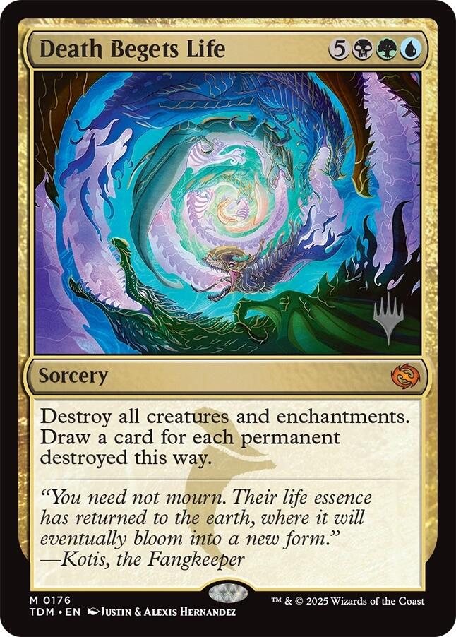 Death Begets Life [Tarkir: Dragonstorm Promos] | Exor Games New Glasgow