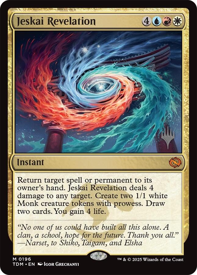 Jeskai Revelation [Tarkir: Dragonstorm Promos] | Exor Games New Glasgow