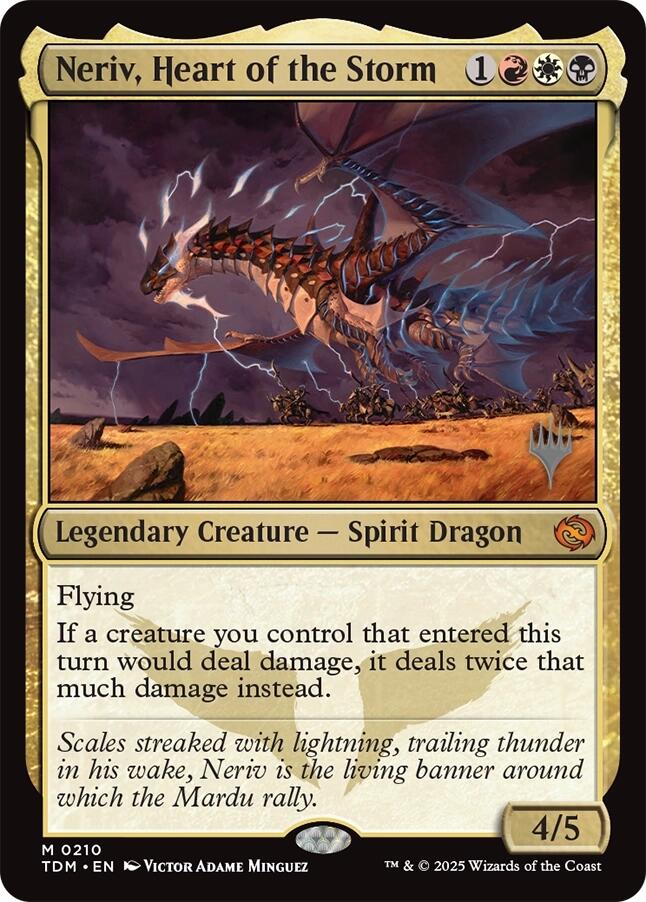 Neriv, Heart of the Storm [Tarkir: Dragonstorm Promos] | Exor Games New Glasgow