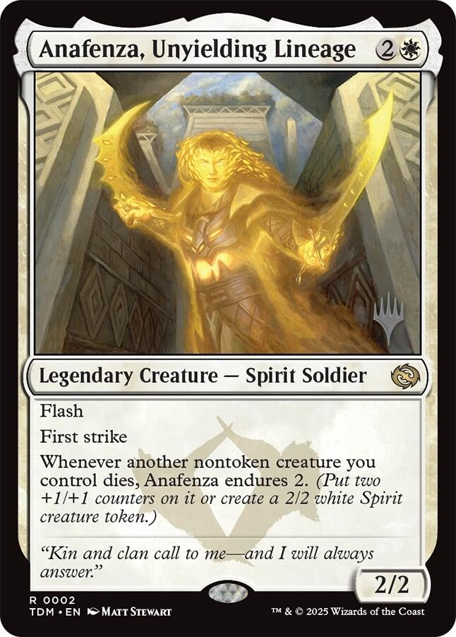 Anafenza, Unyielding Lineage [Tarkir: Dragonstorm Promos] | Exor Games New Glasgow