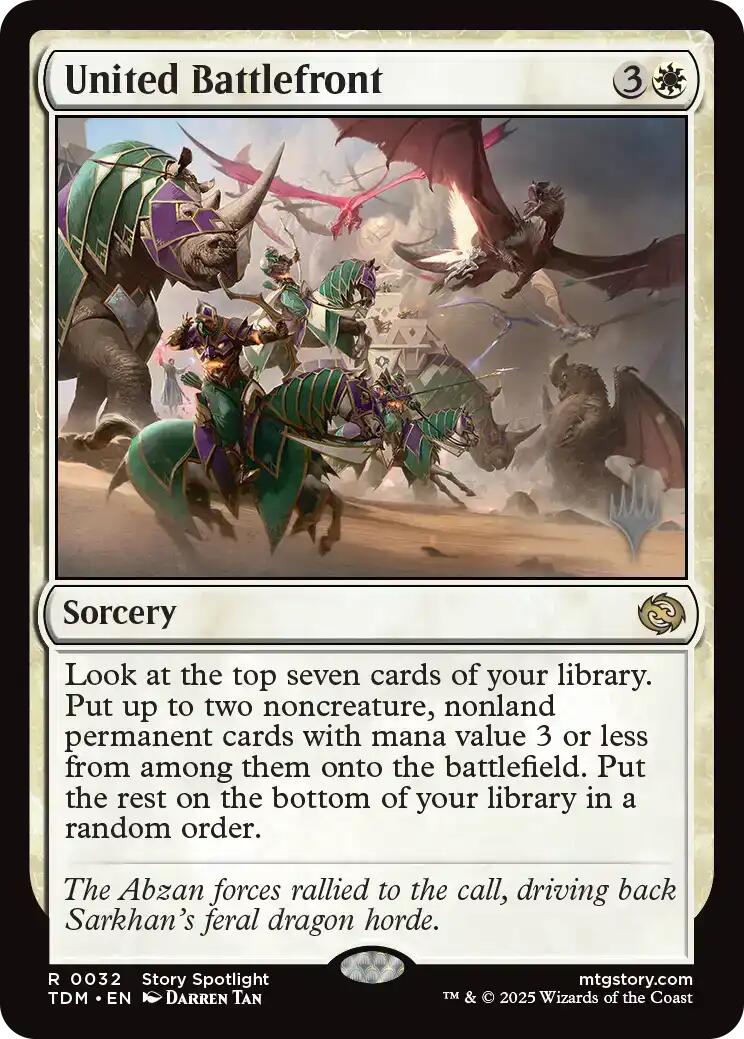 United Battlefront [Tarkir: Dragonstorm Promos] | Exor Games New Glasgow