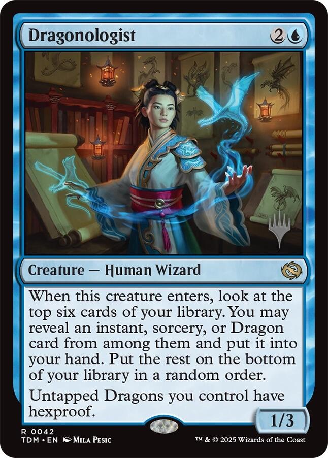 Dragonologist [Tarkir: Dragonstorm Promos] | Exor Games New Glasgow