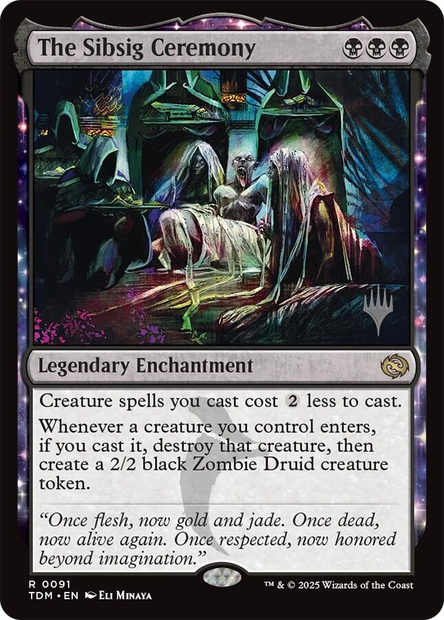 The Sibsig Ceremony [Tarkir: Dragonstorm Promos] | Exor Games New Glasgow