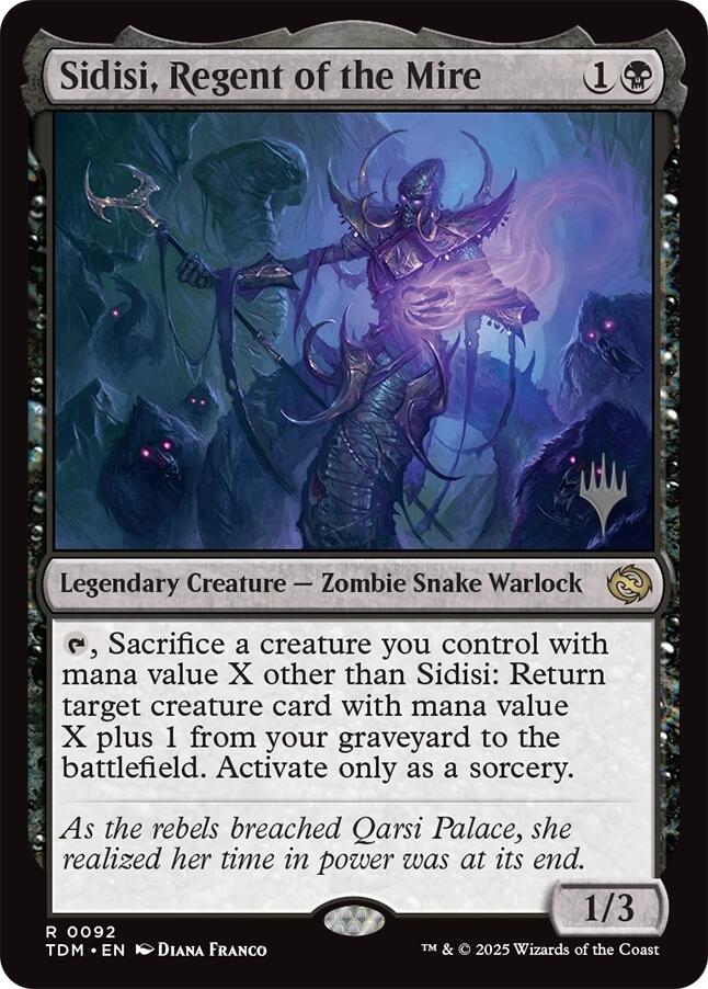 Sidisi, Regent of the Mire [Tarkir: Dragonstorm Promos] | Exor Games New Glasgow