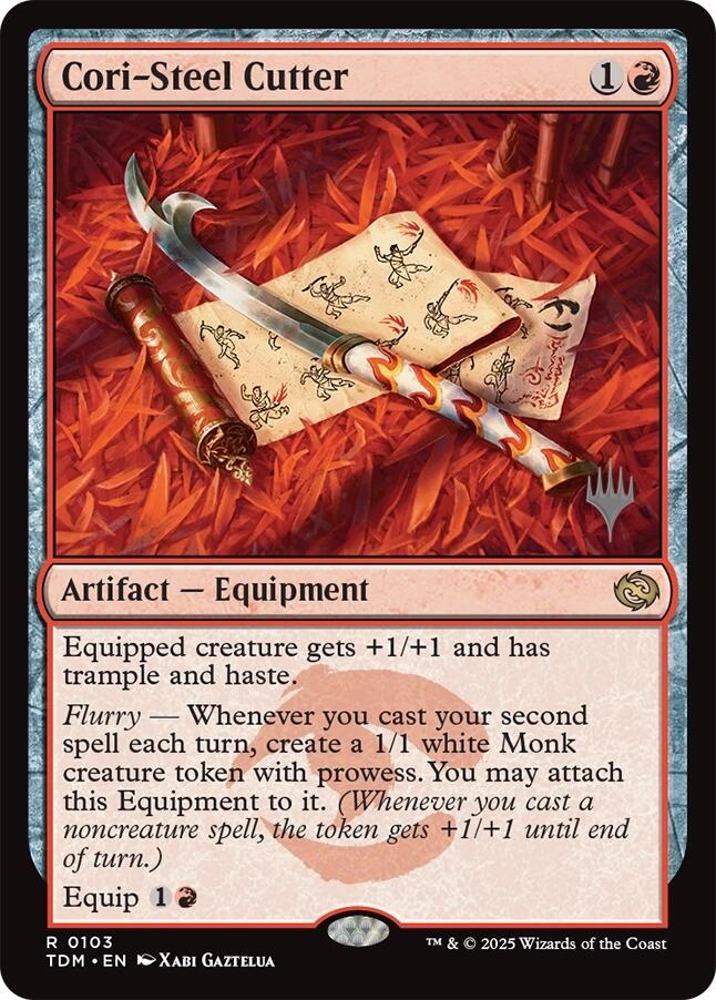 Cori-Steel Cutter [Tarkir: Dragonstorm Promos] | Exor Games New Glasgow