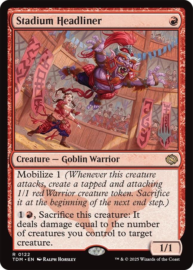 Stadium Headliner [Tarkir: Dragonstorm Promos] | Exor Games New Glasgow