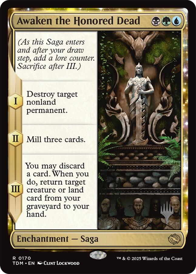 Awaken the Honored Dead [Tarkir: Dragonstorm Promos] | Exor Games New Glasgow