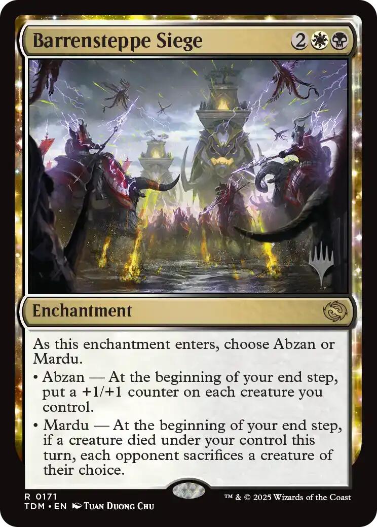 Barrensteppe Siege [Tarkir: Dragonstorm Promos] | Exor Games New Glasgow