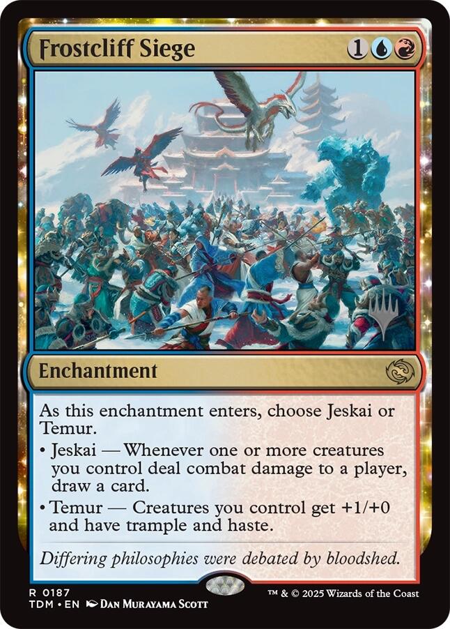 Frostcliff Siege [Tarkir: Dragonstorm Promos] | Exor Games New Glasgow