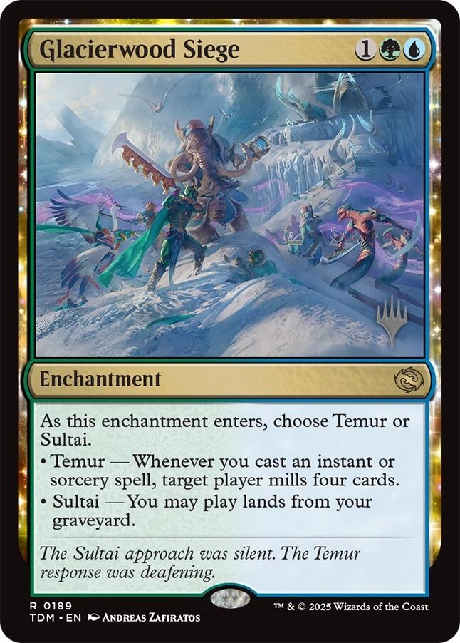 Glacierwood Siege [Tarkir: Dragonstorm Promos] | Exor Games New Glasgow