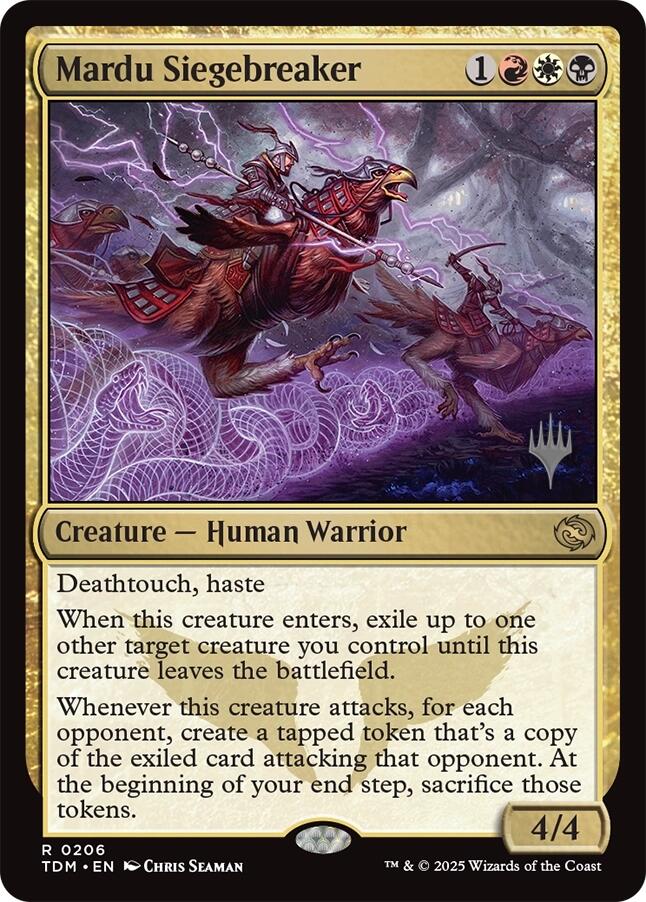 Mardu Siegebreaker [Tarkir: Dragonstorm Promos] | Exor Games New Glasgow