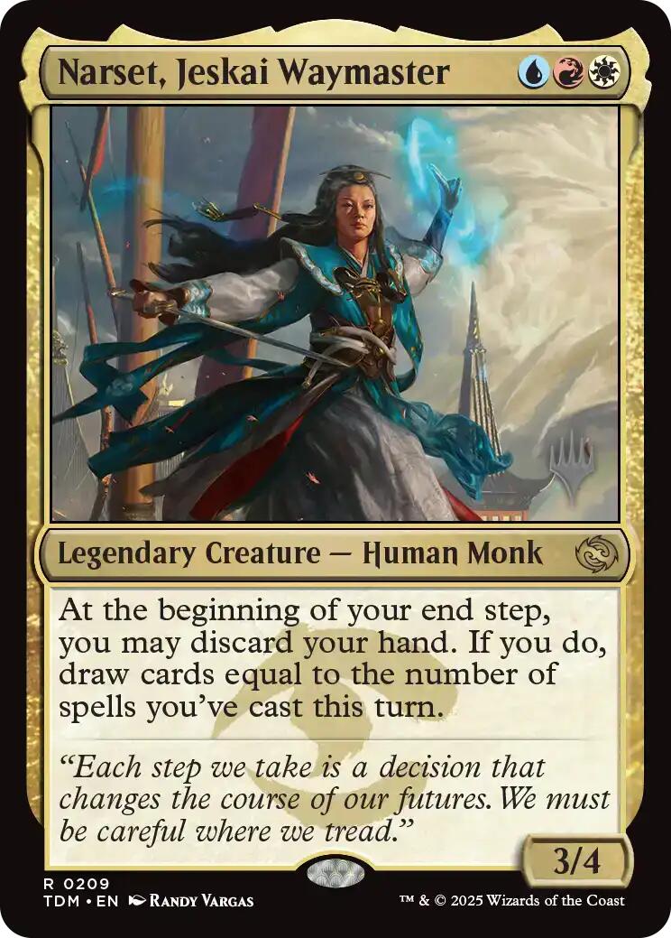 Narset, Jeskai Waymaster [Tarkir: Dragonstorm Promos] | Exor Games New Glasgow