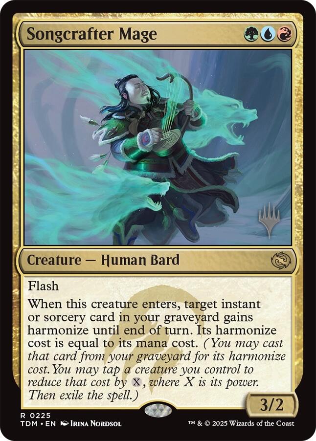Songcrafter Mage [Tarkir: Dragonstorm Promos] | Exor Games New Glasgow