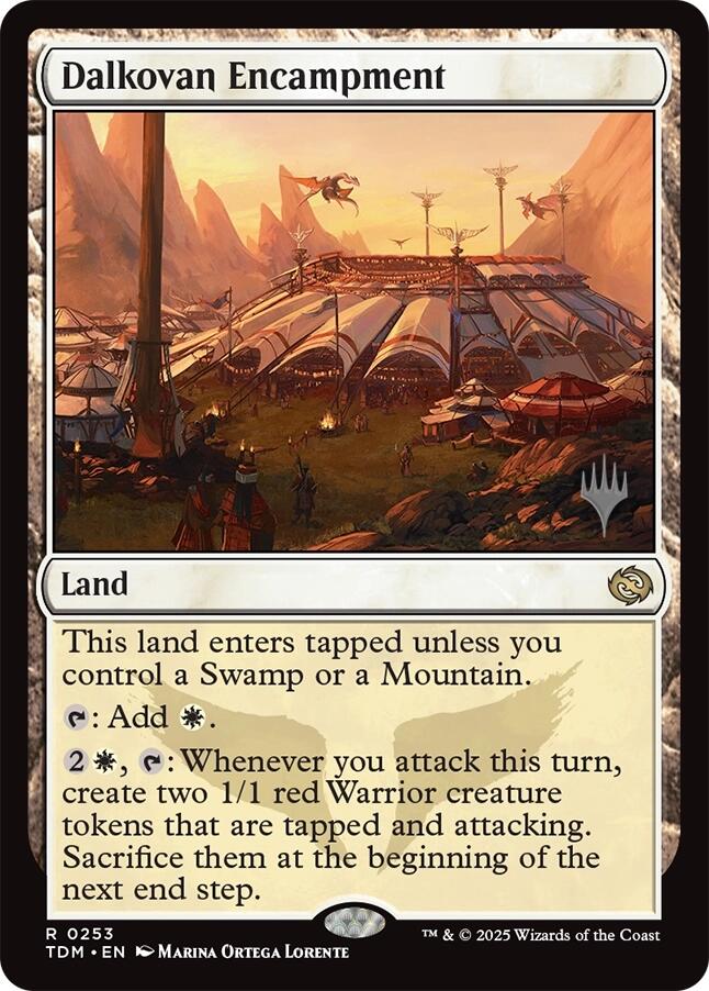 Dalkovan Encampment [Tarkir: Dragonstorm Promos] | Exor Games New Glasgow